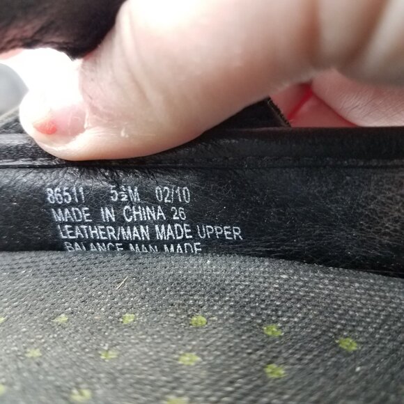 Clarks Wave Walk Womens Size 5.5 M Cruise Mary Jane Shoes Black Leather Comfort - Picture 9 of 10